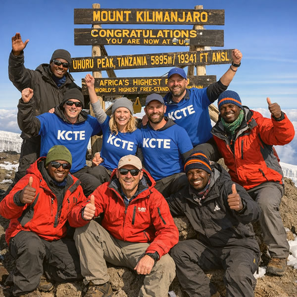 KCTE Kilimanjaro trekking team in Tanzania