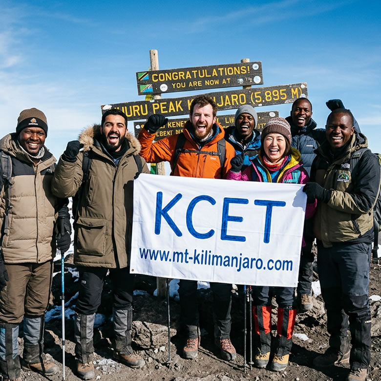 Scola climbing kilimanjaro